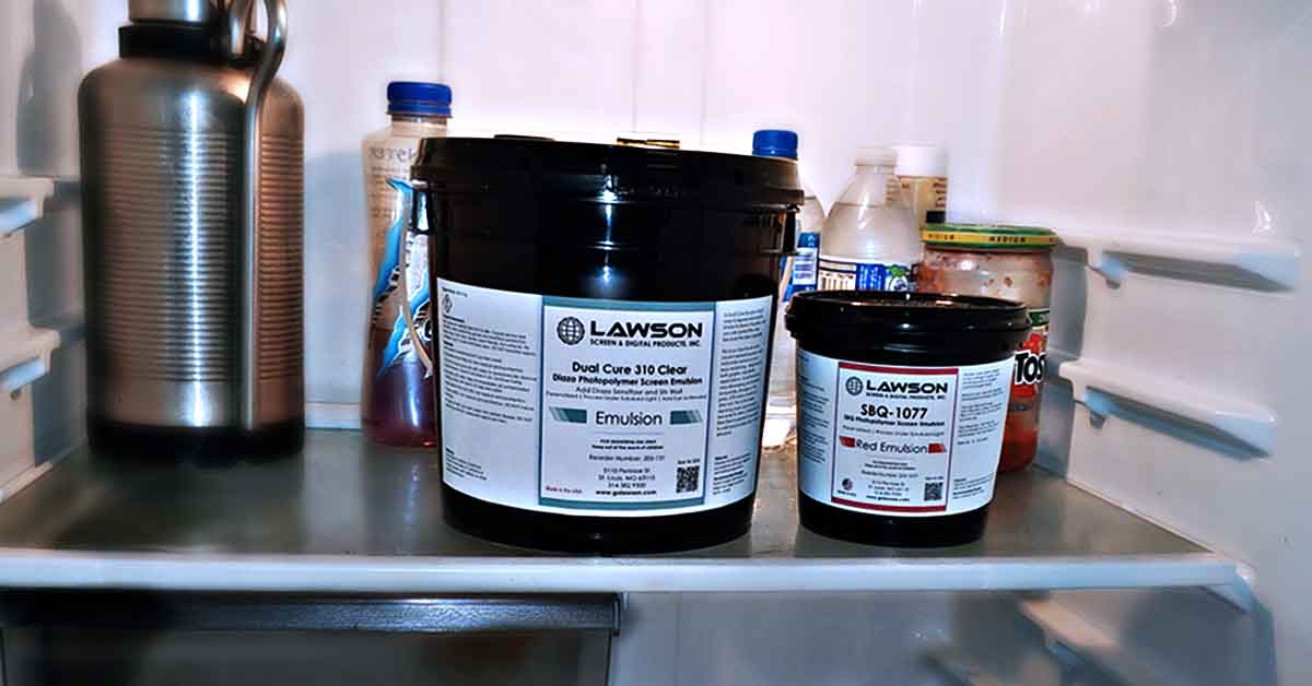 How to Store Liquid Screen Emulsion & Capillary Film Lawson Screen & Digital Products