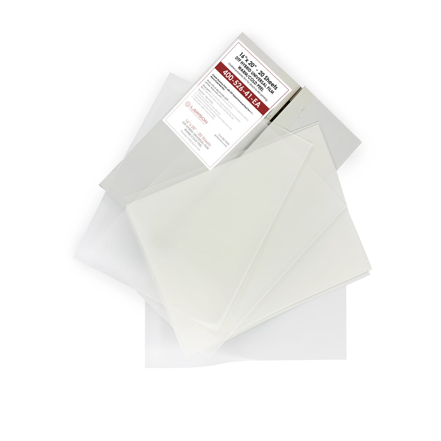 Hybrid Warm/Cold Peel Direct-to-Film (DTF) Film