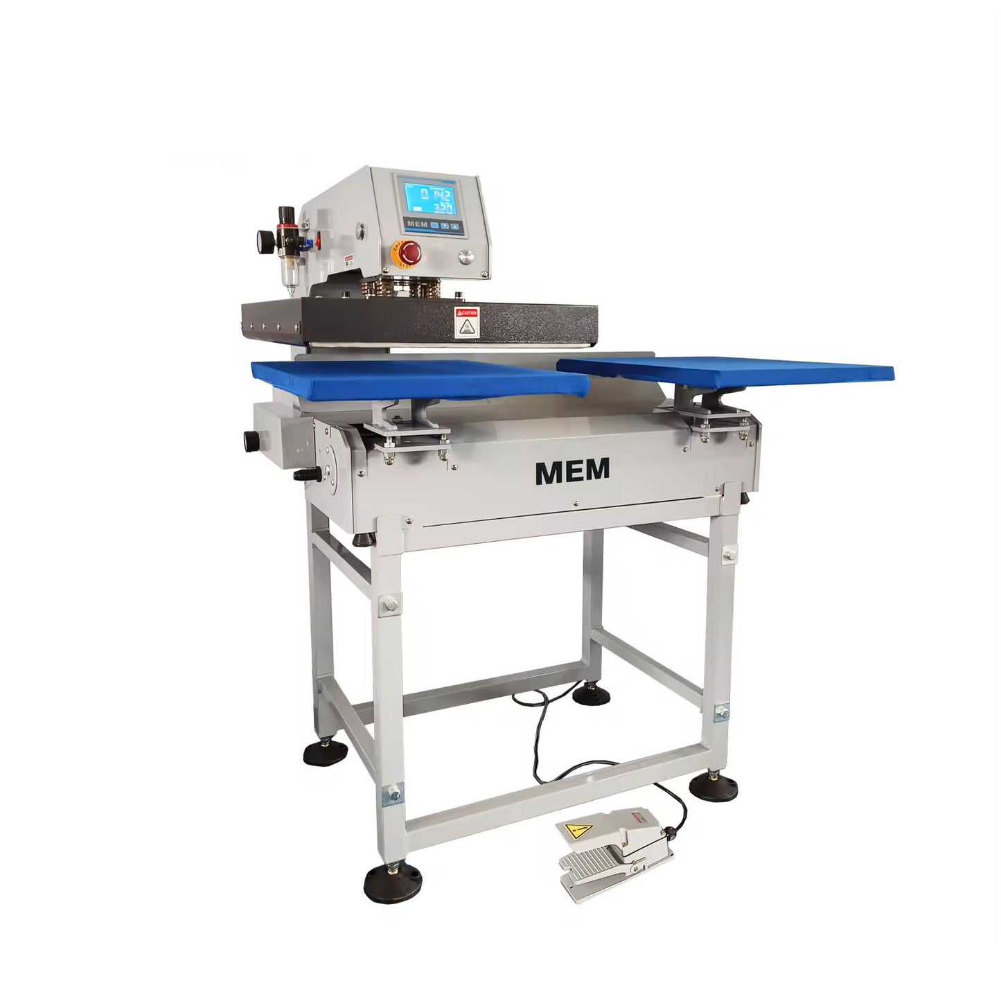 MEM 16" x 20" Full-Automatic Pneumatic Dual Station Heat Press with Laser Alignment