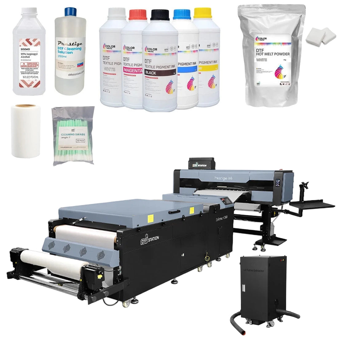 Prestige X6 36" Industrial DTF Printer & Packages