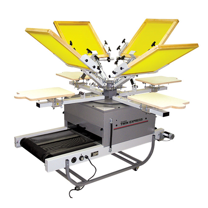 twin express screen printing machine