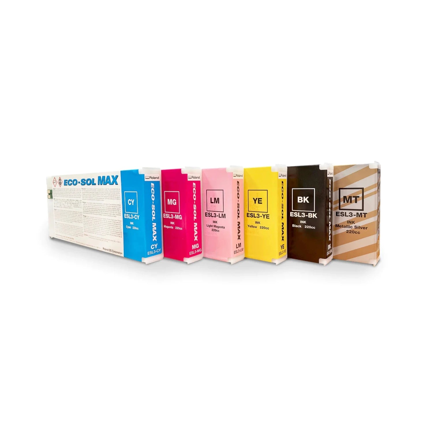 Eco-Sol MAX Roland Inkjet Ink Cartridges Eco-Sol MAX Roland Inkjet Ink Cartridges