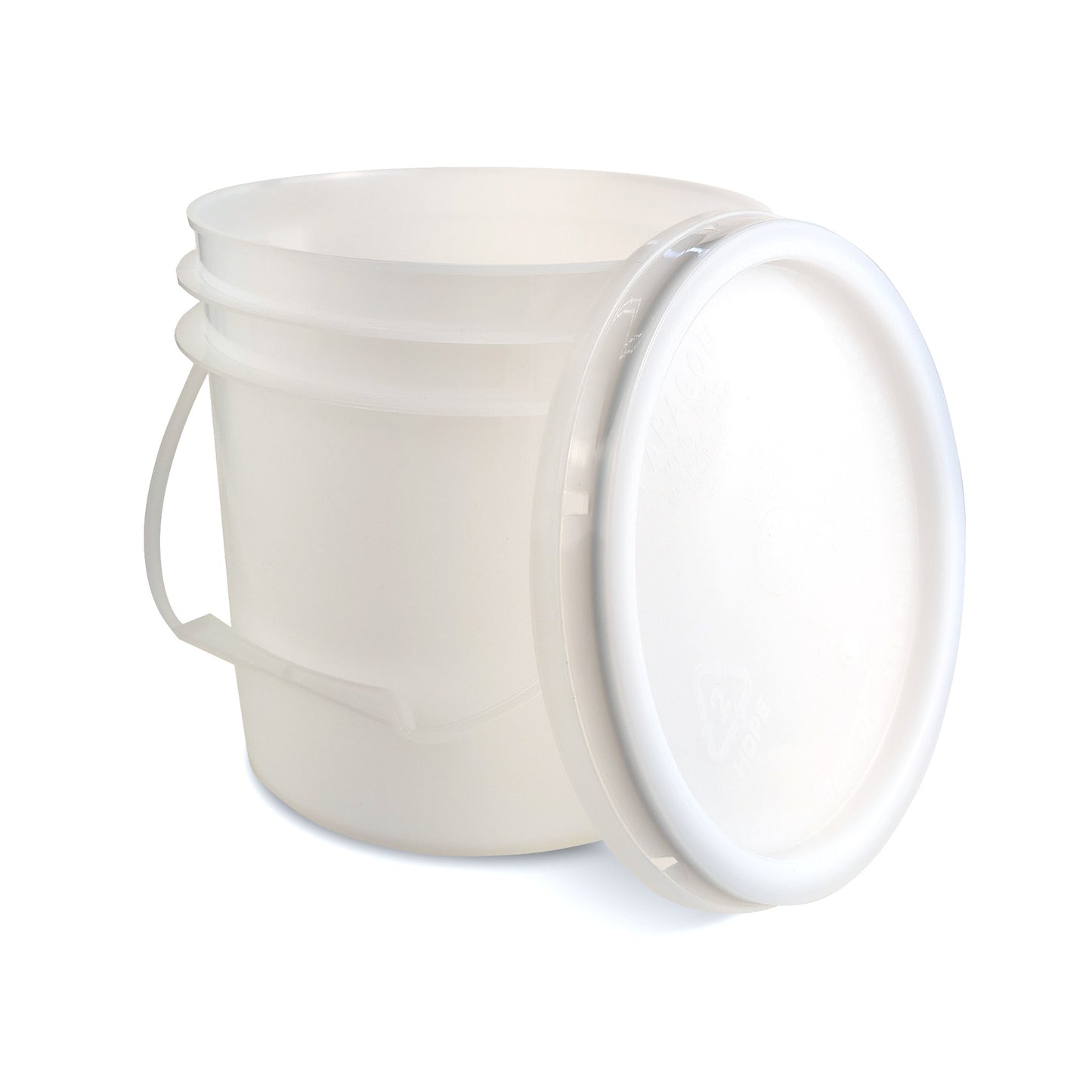 Clear Gallon Mixing Pail with Optional Lid