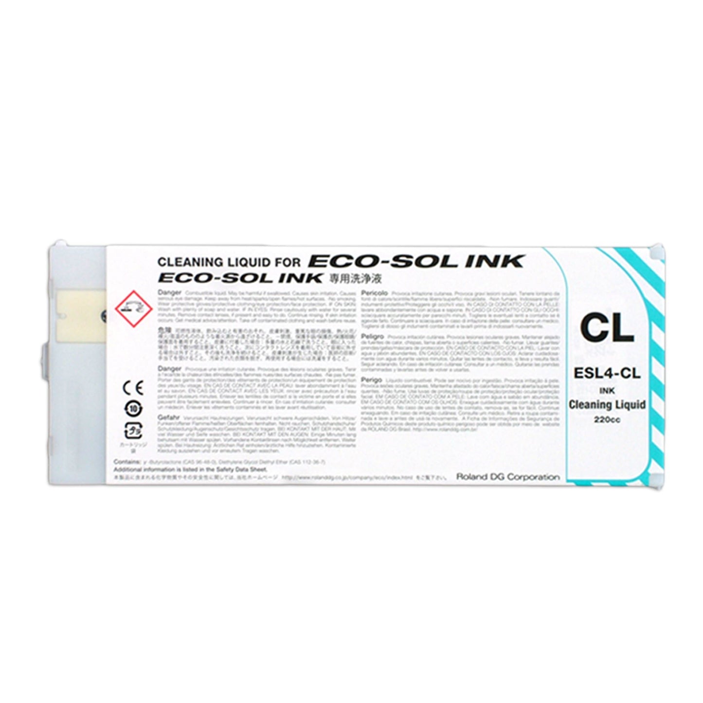 Roland Eco-Sol MAX 2 Inkjet Ink Cartridges For The BN-20A