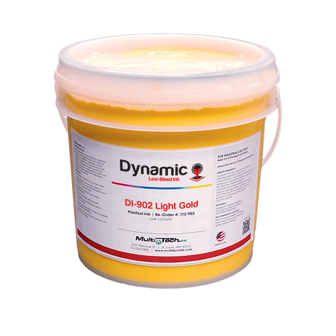 Light Gold Dynamic Low Bleed Screen Printing Plastisol Ink – Lawson Screen  & Digital Products