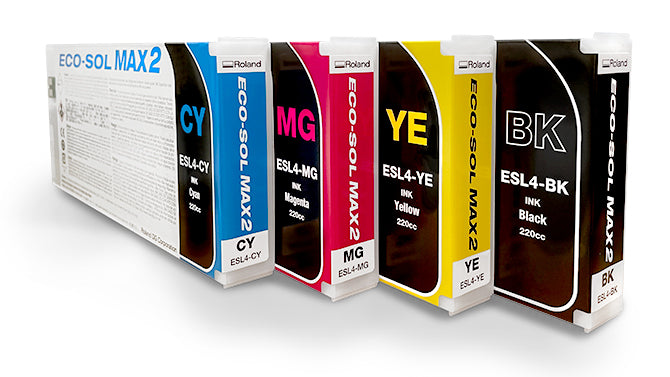 Roland Eco-Sol MAX 2 Inkjet Ink Cartridges For The BN-20A