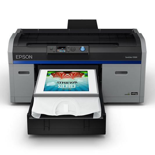 Epson SureColor F2100 Direct-to-Garment (DTG) Printer Lawson Screen & Digital Products dtg printer screen printing direct to garment equipment machine printers
