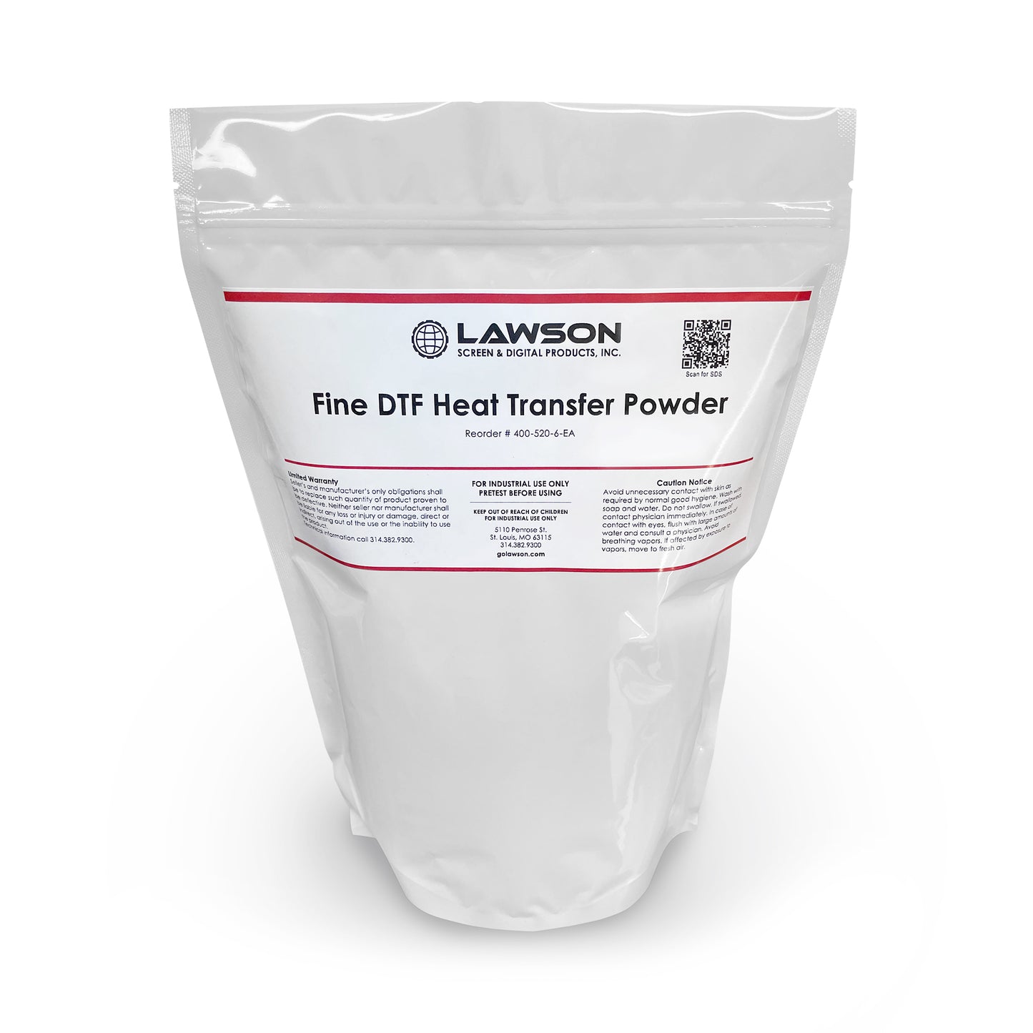 Fine Direct-to-Film (DTF) Heat Transfer Powder