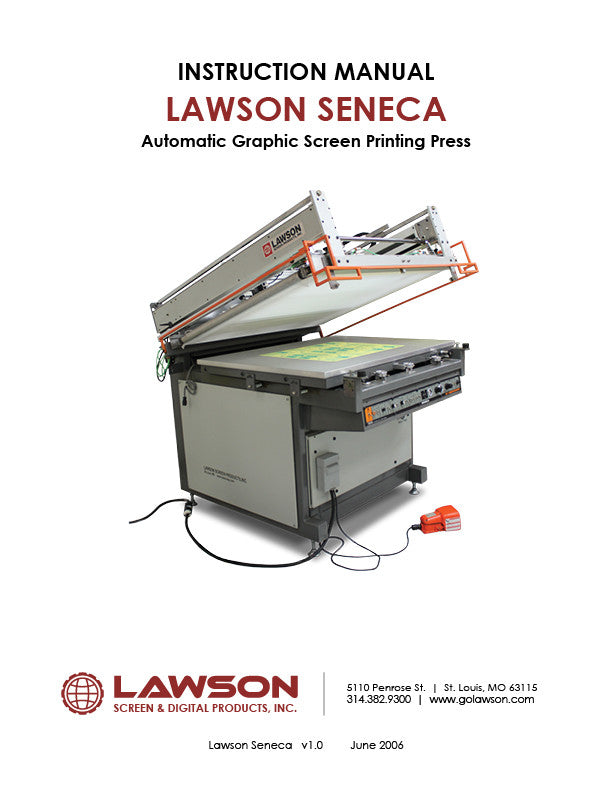 Graphic Press Service Manual