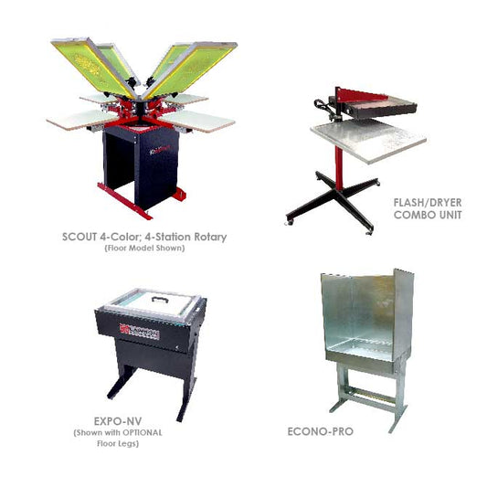 Scout XL Start-Up Screen Printing Package-Start Up Package-Lawson Screen & Digital Products Lawson Screen & Digital Products dtf printer screen printing direct to fabric equipment machine printers equipment dtg printer screen printing direct to garment equipment machine printers