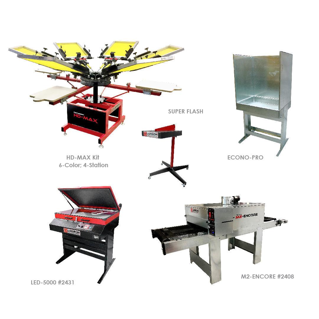 Advanced Start-Up Package  Screen Printing Equipment – Lawson Screen &  Digital Products
