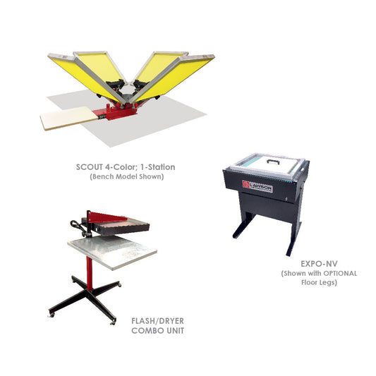 Scout Start-Up Screen Printing Package-Start Up Package-Lawson Screen & Digital Products Lawson Screen & Digital Products dtf printer screen printing direct to fabric equipment machine printers equipment dtg printer screen printing direct to garment equipment machine printers