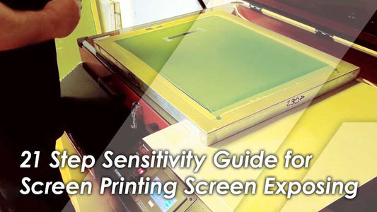 21 Step Sensitivity Guide for Screen Printing Frame Exposing