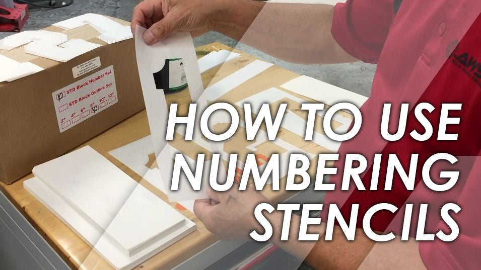 Video Overview: How to Use Screen Printing Numbering Stencils