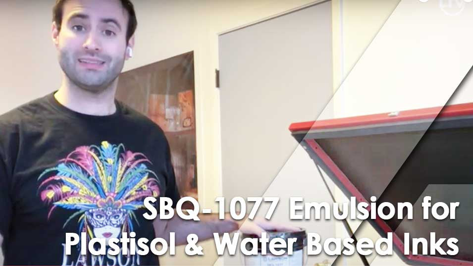 Video Overview: SBQ-1077 Emulsion for Plastisol & Waterbased Inks