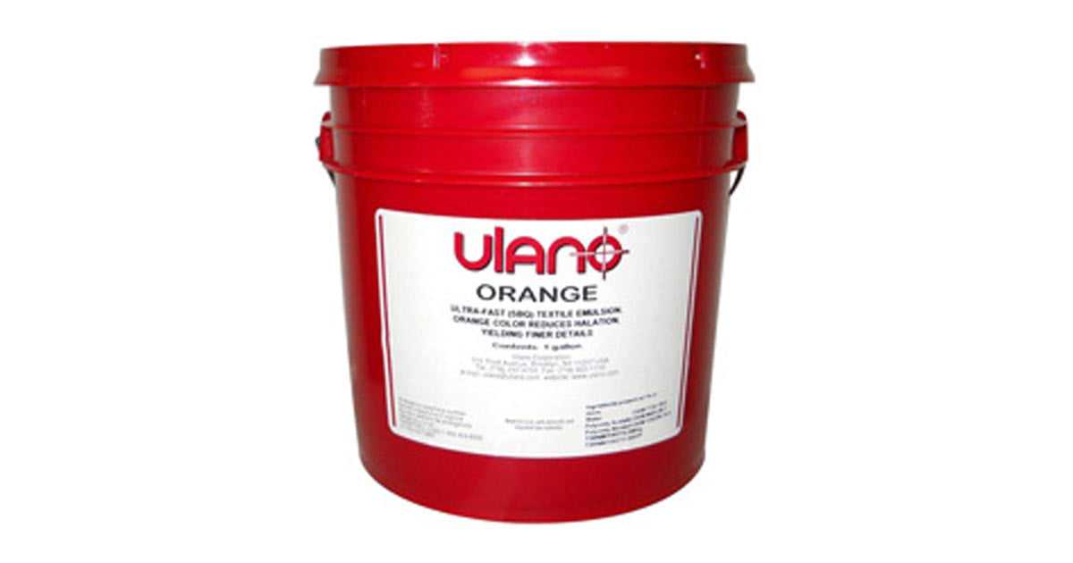 Ulano Orange Textile Printing Emulsion