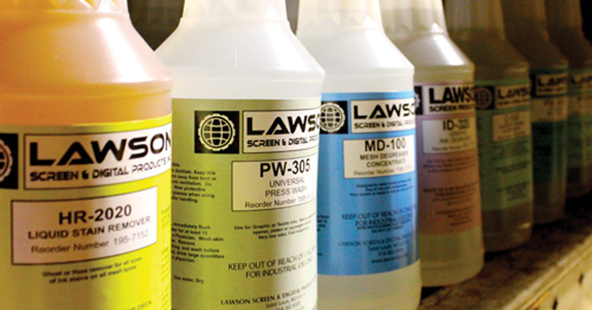 New Line of Screen Printing Chemicals
