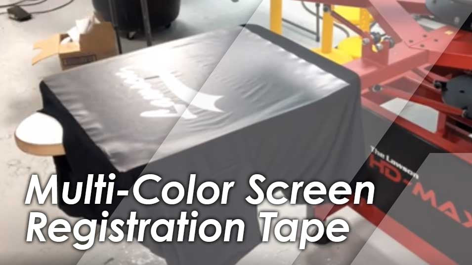 Video Overview: How-to Use Multi-Color Screen Registration Tape