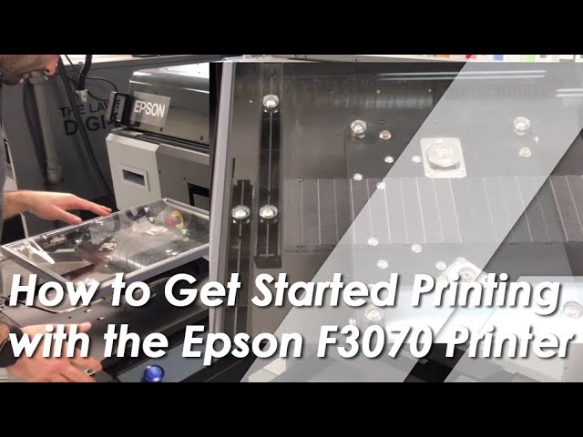 Video Overview: Get Started Printing With The EPSON SureColor F3070 Industrial DTG Printer