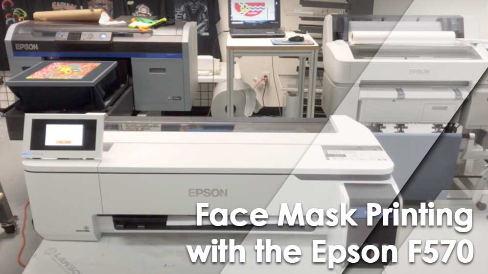 Face Mask Sublimation Printing with Epson F570