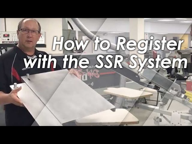 Video Overview: How to Register A Screen Printing Job with the SSR System