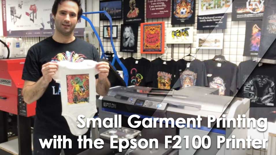 Small Garment Printing with the Epson F2100