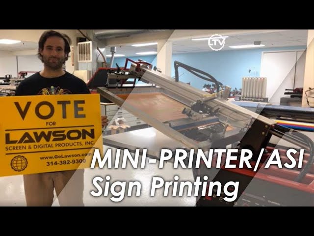 Video Overview: Mini Printer ASI Sign Printer