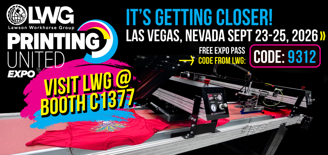 Visit Lawson Workhorse Group (LWG) at PRINTING United Expo 2026