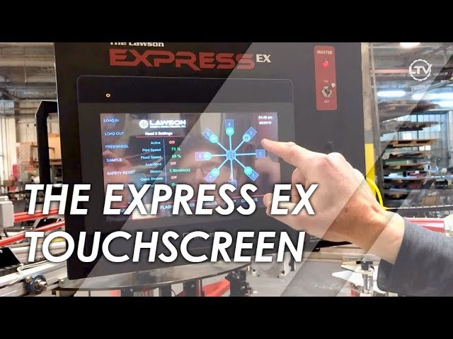 Video Overview: Express EX Screen Printing Press Touchscreen Demo