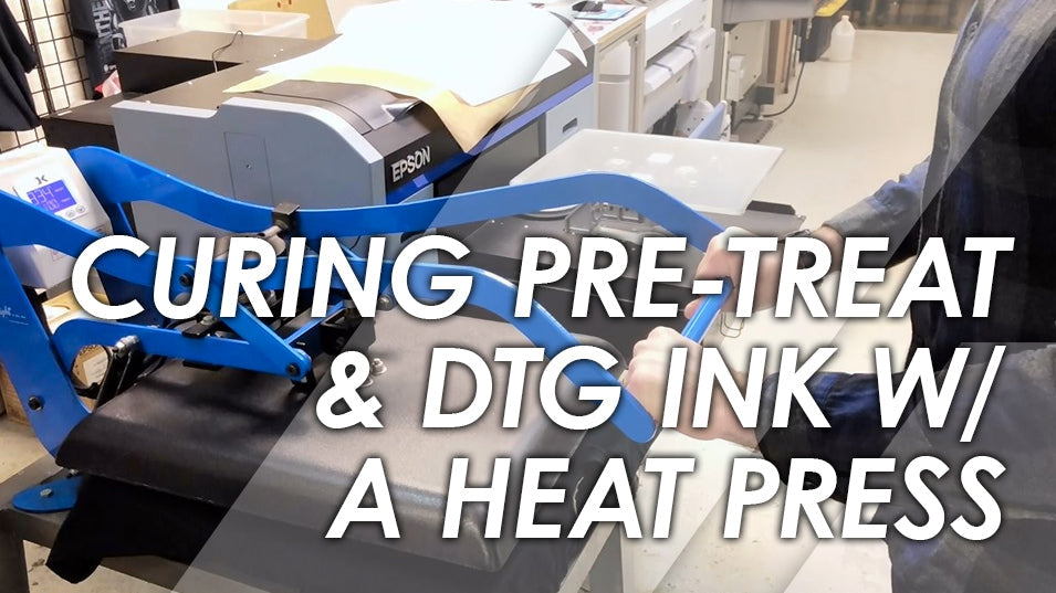 Video Overview: How to Cure PreTreat Solution & DTG Ink Using a Heat Press