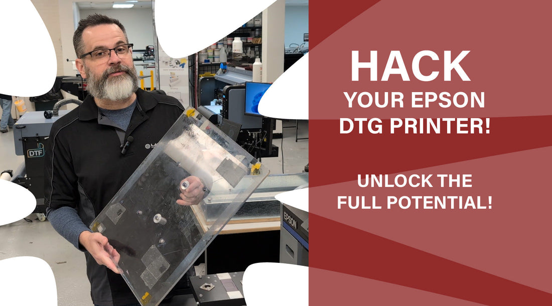 How To Turn Your Epson DTG Into A 16"x20" DTF Printer