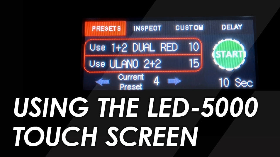 Video Overview: Using the LED 5000 Exposure Unit Color Touchscreen Demo