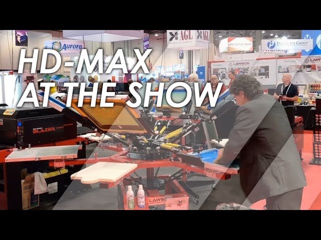 Video Overview: HD-MAX Manual Screen Printing Press at SGIA 2018