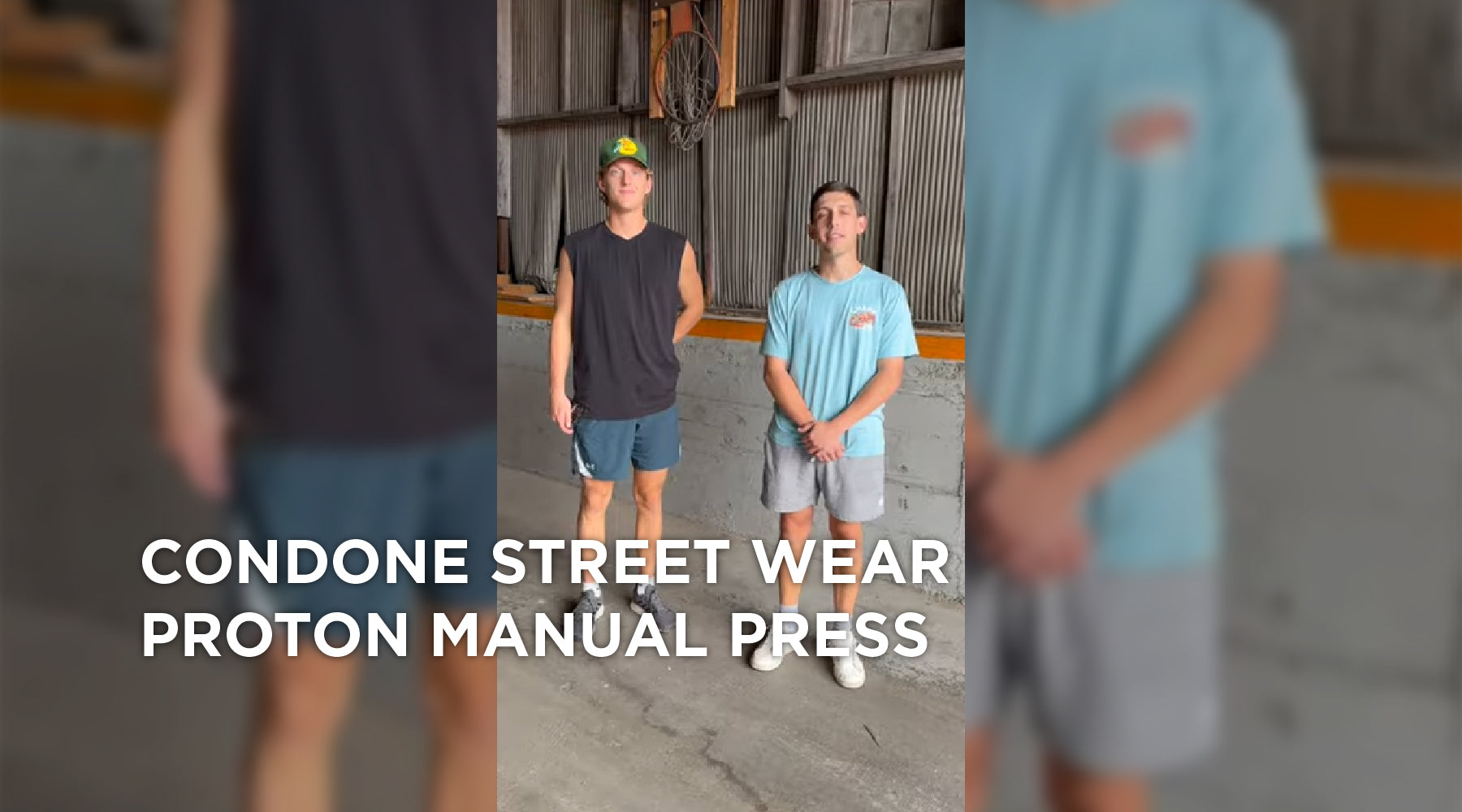 Condone Street Wear Gets a Lawson Proton Manual Press for YouTuber Bru