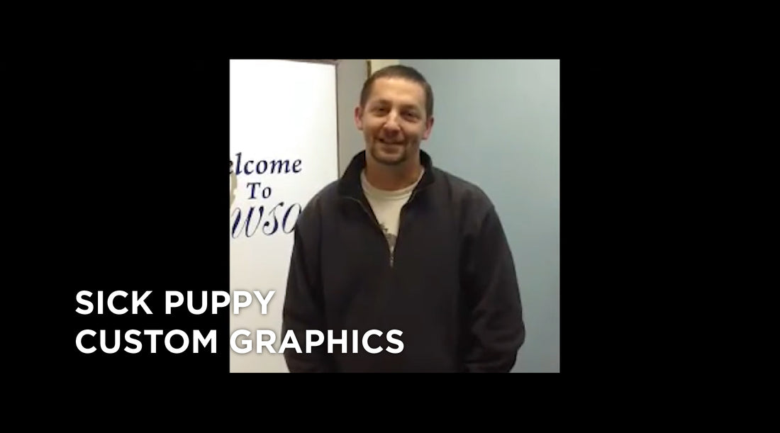 Customer Service Testimonial - Sick Puppy Custom Graphic