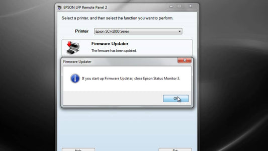 Video Overview: Epson F2000 Firmware Update