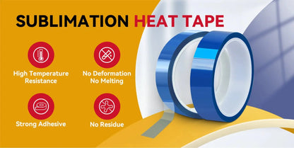 0.39" Sublimation Heat Tape (5 rolls Per box)