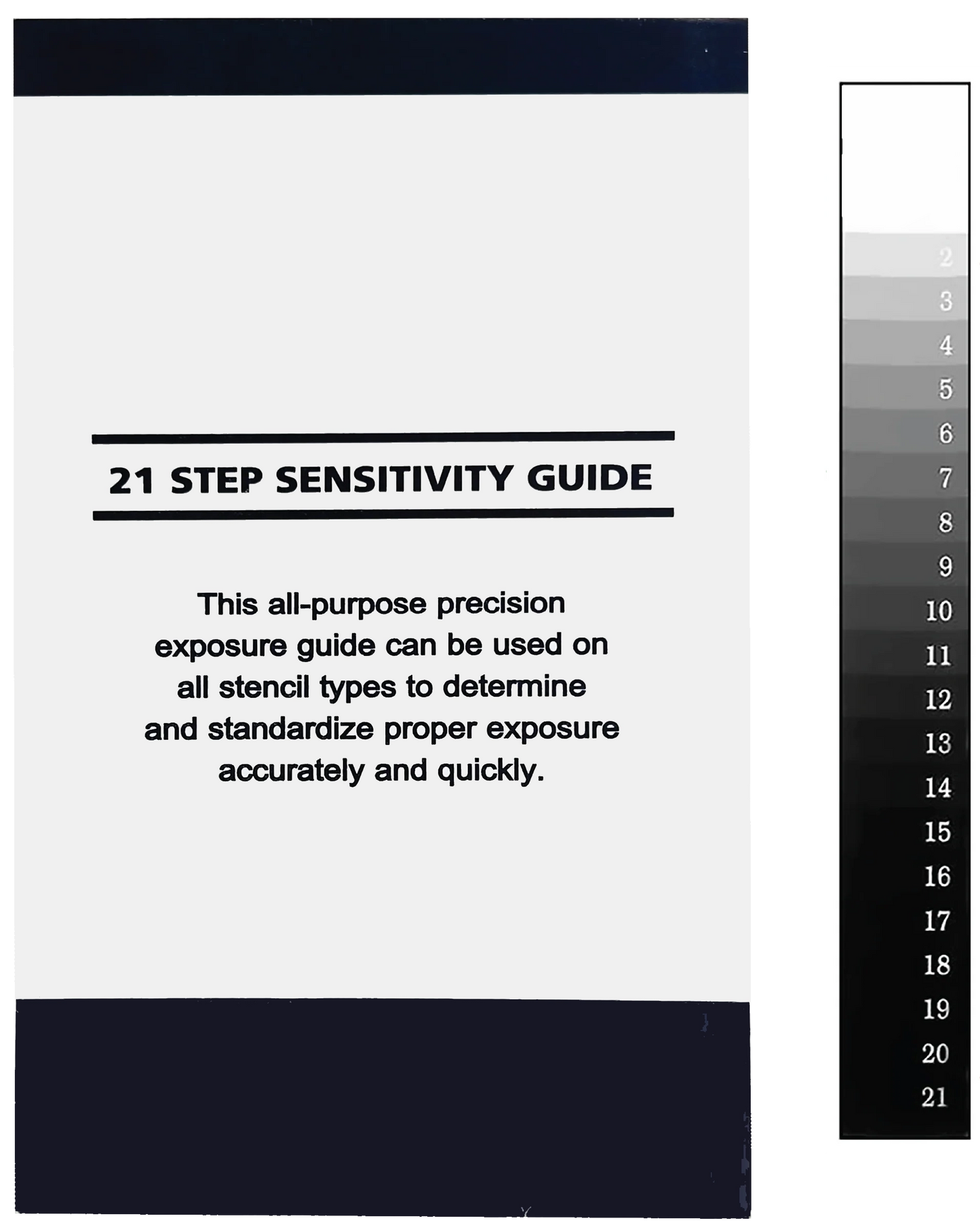 21 Step Sensitivity Guide for Screen Exposing