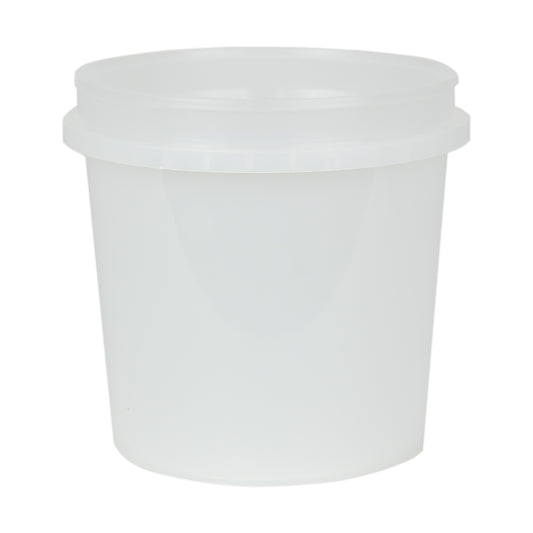 Clear Quart Mixing Pail with Lid