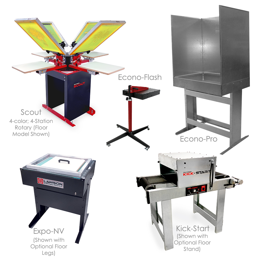 Beginner Start-Up Screen Printing Package-Start Up Package-Lawson Screen & Digital Products Lawson Screen & Digital Products dtf printer screen printing direct to fabric equipment machine printers equipment dtg printer screen printing direct to garment equipment machine printers