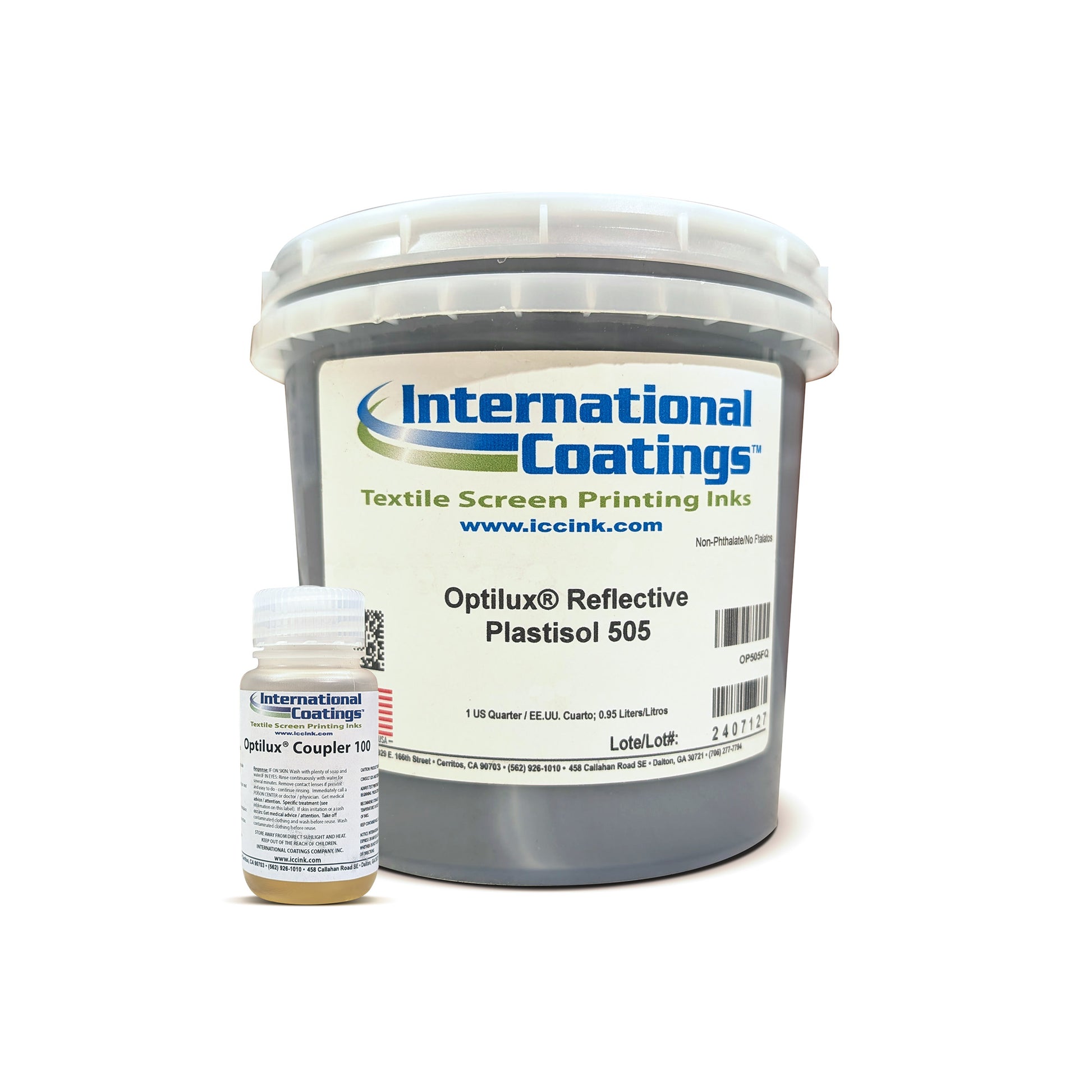 IC-505 Optilux Reflective Plastisol Ink with Coupler