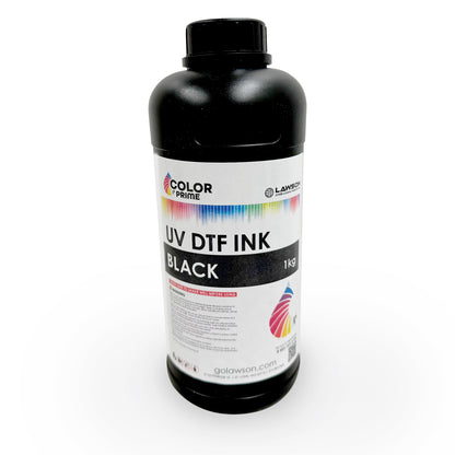 ColorPrime UV DTF Ink Black dtf printer screen printing direct to fabric equipment printers supplies platen ink maintenance cleaning