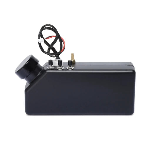 DTF Station UV DTF Black Ink Reservoir with multi-port tube connectors.