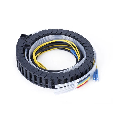 DTF Station Ink Tube Assembly with cable carrier track, sleeve, and wiring for Prestige XL2 printer.