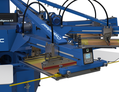 Copperhead Matrix Di4.0 Automatic Screen Press: printhead sideview