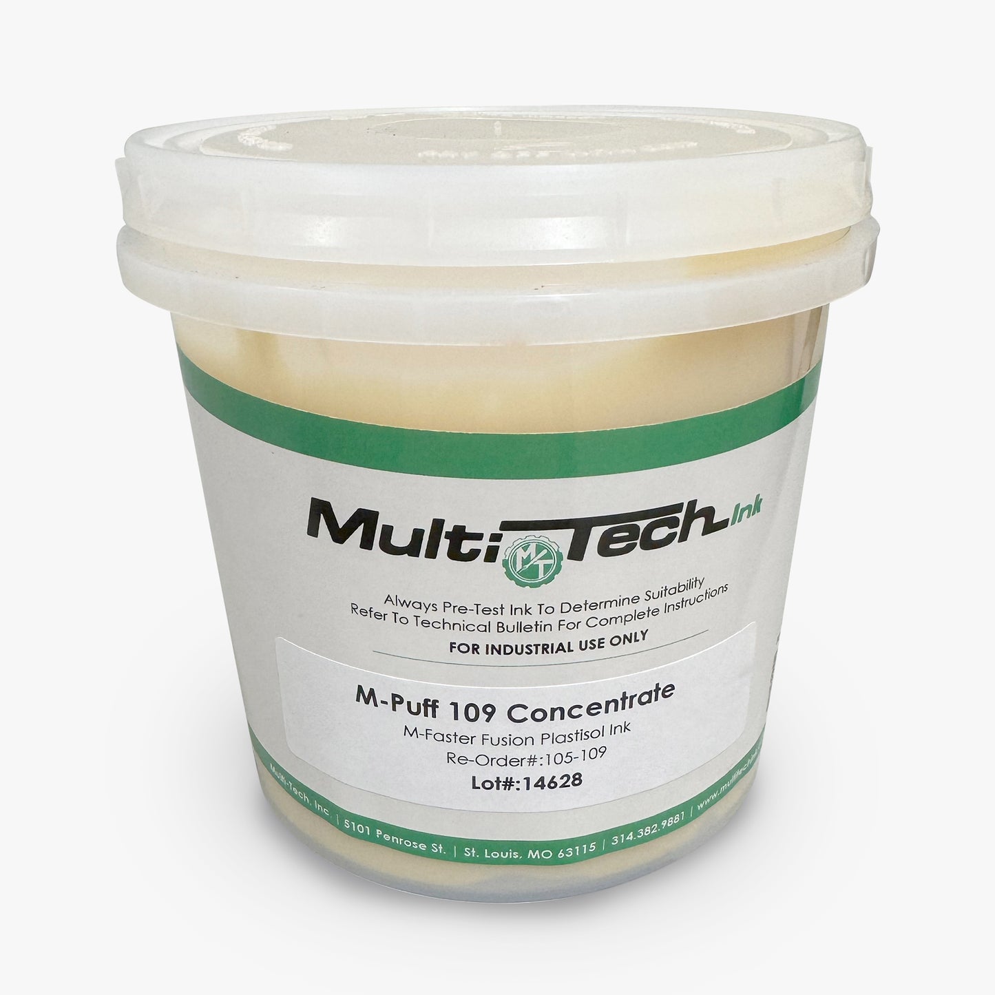 Multi-Puff 109 Puff Concentrate-Textile Plastisol Ink-Multi-Tech Lawson Screen & Digital Products dtf printer screen printing direct to fabric equipment machine printers equipment dtg printer screen printing direct to garment equipment machine printers