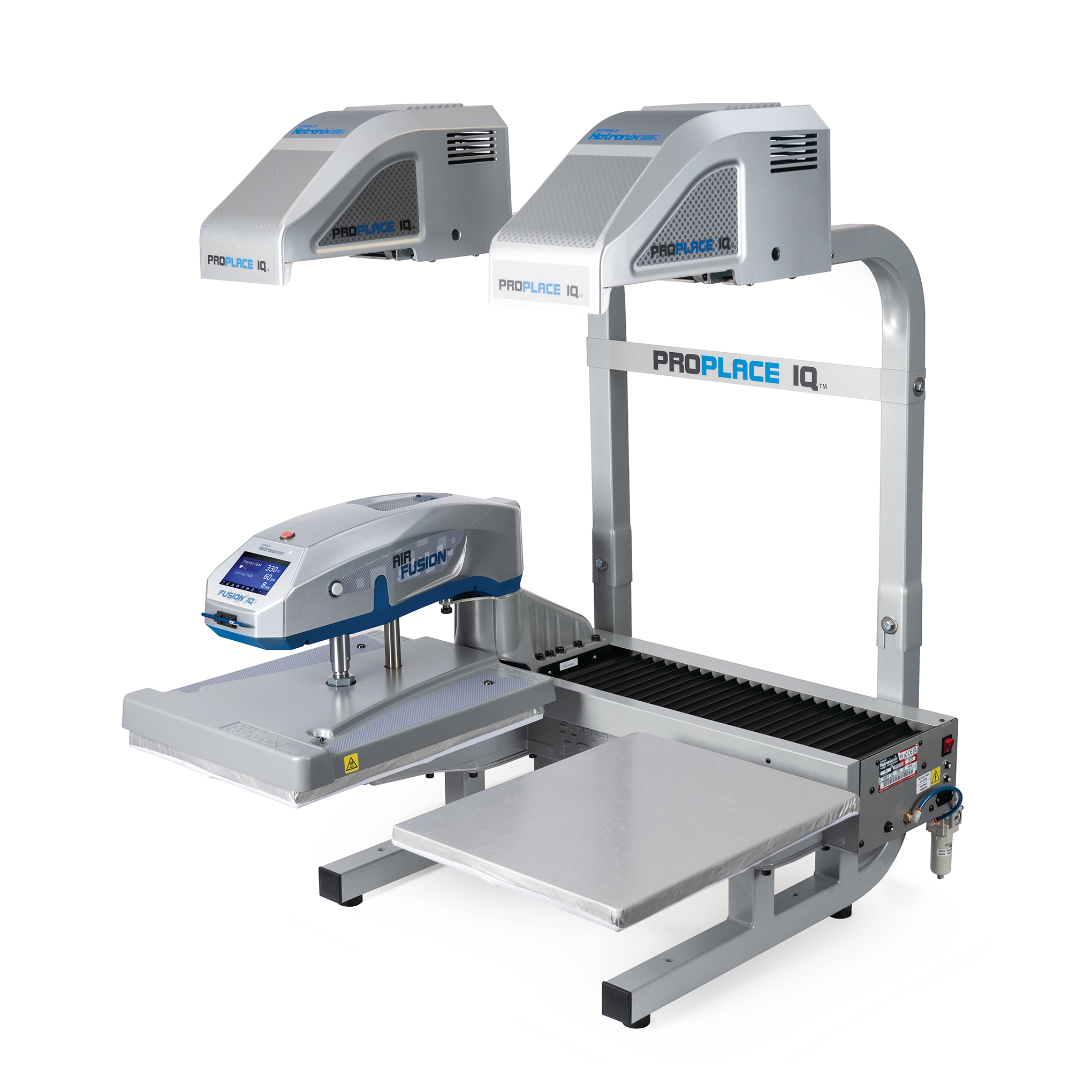 Dual Air Fusion ProPlace IQ with DUAL AIR FUSION IQ® Heat Press - Angle View