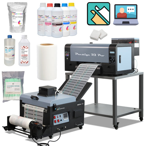 Prestige R2 Pro Shaker Bundle - dtf printer screen printing direct to fabric equipment machine printers