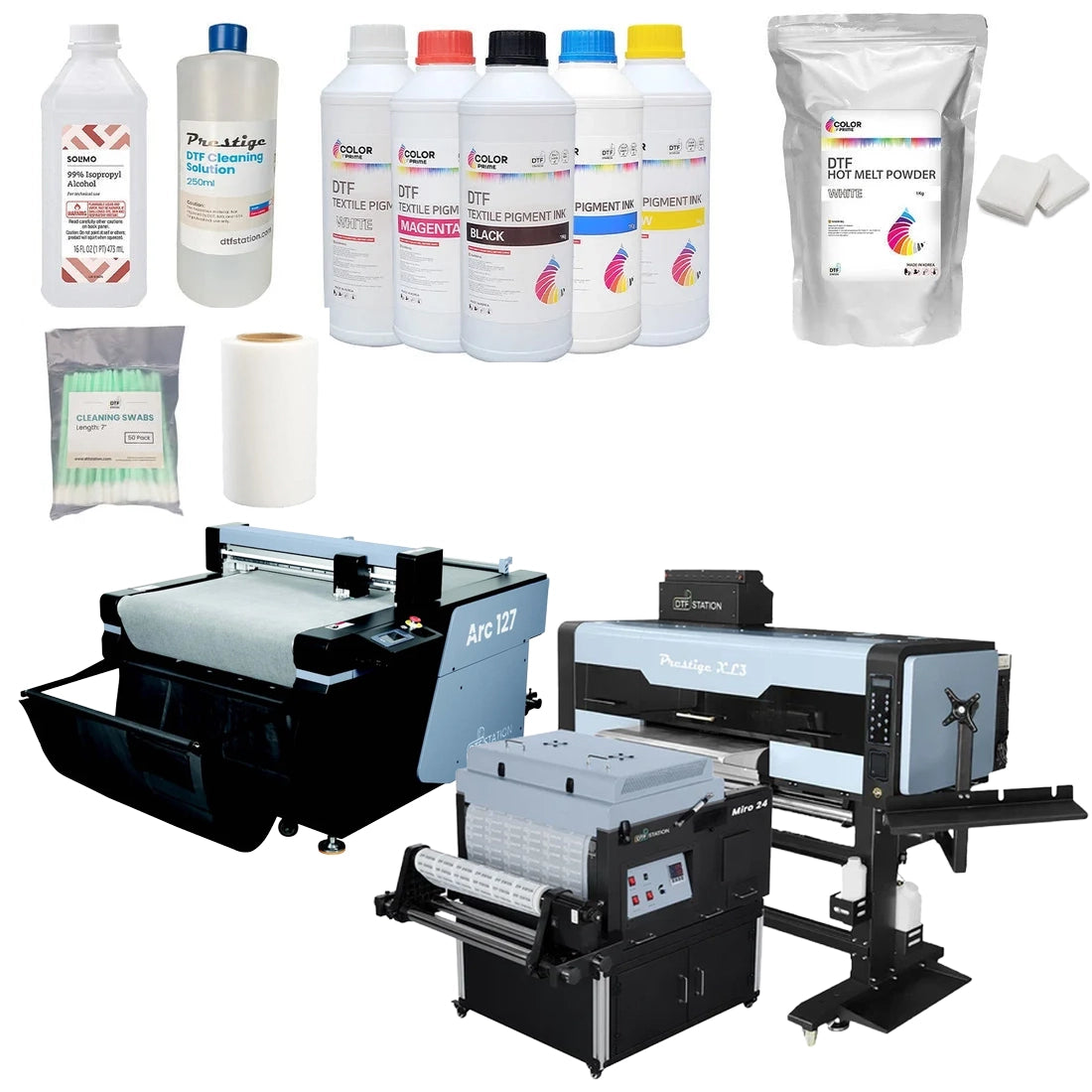 Prestige XL3 24" 8-Color DTF Printer Package & Bundle Options