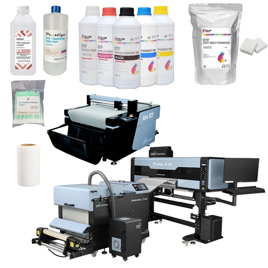 Prestige XL3 24" 8-Color DTF Printer Package & Bundle Options